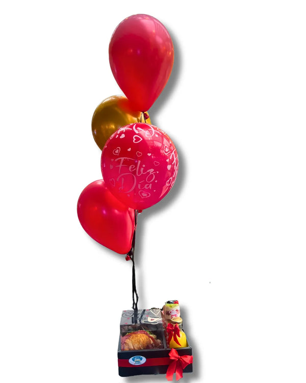Brunch Deluxe con globos de Helio