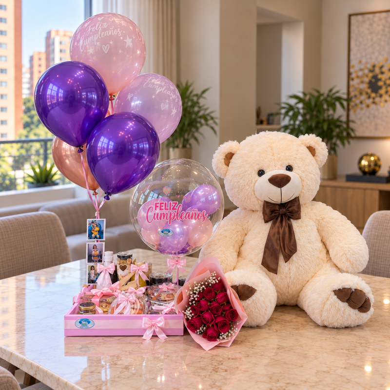 Brunch Premium con oso gigante